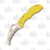 Spyderco Ladybug 3 Salt Serrated Hawkbill Folding Knife Yellow FRN