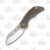 Olamic Busker Largo Framelock Folding Knife 022-L (Satin Magnacut  Forged Gold FatCarbon/Bronze Seabed)