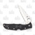 Spyderco Endura 4 Folding Knife 3.8 Inch Serrated Satin Clip Point Front Open 2