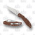 Spyderco Byrd Cara Cara 2 Folding Knife Plain Edge Brown FRN