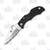 Spyderco Ladybug 3 Folding Knife 1.9 Inch Serrated Satin Clip Point Open