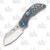 Olamic Busker Largo Framelock Folding Knife 014-L (Satin Magnacut  Nebula FatCarbon/Jeweled Titanium)