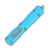 Microtech Dirac D/E Stonewashed STD Turquoise Automatic Knife
