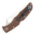 Spyderco Endura 4 Lightweight Backlock Folding Knife Brown