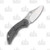 Olamic Busker Semper Framelock Folding Knife 019-S (Satin Magnacut  Lava Flow FatCarbon/Wash Rocks)