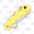 Spyderco Assist Salt Folding Knife Yellow FRN