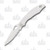 Spyderco Cara Cara 2 Stainless 3.77in Partially Serrated Satin Clip Point Front Open