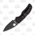 Spyderco Native 5 Blackout Folding Knife 2.95 Inch Plain Leaf 3
