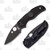 Spyderco Native 5 Blackout Folding Knife 2.95 Inch Plain Leaf 1