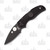 Spyderco Native 5 Blackout Folding Knife 2.95 Inch Plain Leaf 2