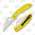 Spyderco Salt 2 Folding Knife Serrated Wharcliffe Yellow FRN