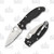 Spyderco Manix 2 Folding Knife Partially Serrated Black G-10