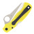 Spyderco Saver Salt Folding Knife Yellow FRN