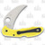 Spyderco Tasman Salt 2 Folding Knife Plain Edge Yellow FRN