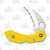 Spyderco Dragonfly 2 Salt Folding Knife Serrated Hawkbill Yellow FRN