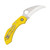 Spyderco Dragonfly 2 Salt Folding Knife Serrated Hawkbill Yellow FRN