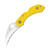 Spyderco Dragonfly 2 Salt Folding Knife Serrated Hawkbill Yellow FRN