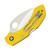 Spyderco Dragonfly 2 Salt Folding Knife Serrated Hawkbill Yellow FRN