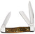 Case Golden Pinecone Natural Bone Medium Stockman Folding Knife