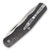 Cold Steel Lucky Folding Knife Carbon Fiber 3.25in Satin Pen Blades