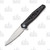 Komoran 027 Folding Knife 3.5 Inch Plain Satin Spear Point Front Open