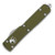 Microtech Ultratech Bayonet Out-The-Front Automatic Knife (P/S Stonewash | OD Green)