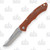 Komoran Brown Linen Micarta Folding Knife