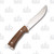 Marble's Checkered Wood Skinner Fixed Blade Knife