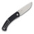 GiantMouse Ace Iona V2 Linerlock Folding Knife (Satin Magnacut  Black Linen Micarta)