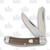 Rough Ryder Tater Skin Brown Burlap Sowbelly Trapper Folding Knife