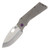 Medford TFF 1 Folding Knife 4in Plain Tumbled Drop Point Violet