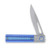 Rough Ryder Reserve Blue Carbon Fiber Framelock Folding Knife