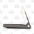 Komoran 023 Folding Knife 4 inch Plain Satin Drop Point Front Open 2