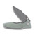 Hinderer Eklipse 3.0 Linerlock Working Finish 20CV Harpoon Spanto Translucent Green G-10/Working Finish Titanium KEK30HSTWTG