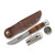 Marble's Stacked Leather Hunter Fixed Blade Knife with Survival Kit
