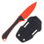 Benchmade Altitude Fixed Blade Knife (Orange S90V  Carbon Fiber)