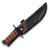 Rough Ryder Brown Stacked Leather Bowie Black