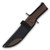 Rough Ryder Brown Stacked Leather Bowie Black