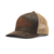 ARIAT BROWN MESH SNAPBACK FLAG LEATHER