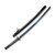 40in Blue Carbon Steel Hand Forged Katana Display Sword NTKON17BL