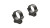 Leupold Cross Slot PRW2 Ring Mount 30mm 2-Piece High Matte Black