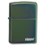 Zippo Classic High Polish Green Logo Lighter ZP28129ZL