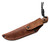 Smith & Sons Brave Brown Burlap 3.5in Stonewash Drop Point Fixed Blade