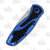 Kershaw 1670NBSW Blur Navy Blue Folding Knife 3.4in Stonewashed Drop Point