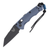 Benchmade 2900BK Auto Immunity Out-the-Side Automatic Knife (Black Wharncliffe Crater Blue)