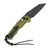 Benchmade 2900BK-2 Auto Immunity Out-the-Side Automatic Knife (Black Wharncliffe  Woodland Green)