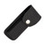 Sheath Black Leather Basketweave 5.25 Inch Folding Knife Belt Sheath