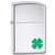 Zippo Lighter A Bit O' Luck High Polish Chrome Luck Collection