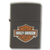Zippo Harley-Davidson Black Matte Logo Lighter ZP14252