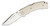 Viper Turn Essential Ivory Folding Knife 3.23in Satin Clip Point Blade